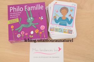 Philo Famille, jeu de cartes de 9 familles des éditions Pour penser